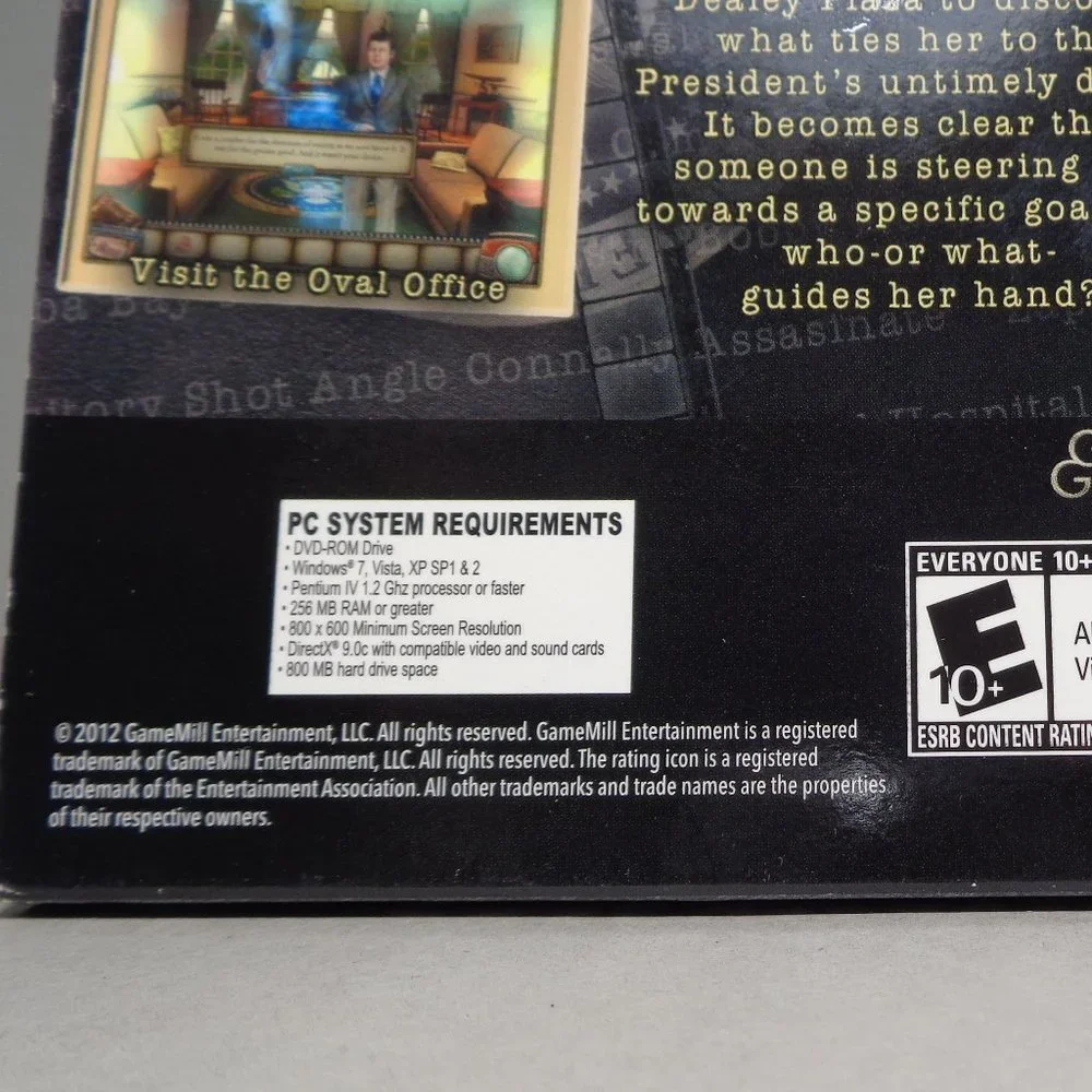 NOVEMBER 1963 New PC DVD-ROM Video Game / Deluxe Edition